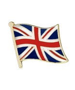 BRITISH FLAG PIN 0.5&quot; UK Great Britain England Union Jack Pinback Lapel ... - $125.81 MXN