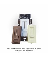 Switchex Trim Plate Kit Blank With White Almond And Brown - $79.99