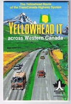 Yellowhead It Western Canada Road Map 1989 Cover Canada Games Saskatoon Logo - £4.56 GBP