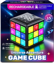 Rechargeable Game Cube 15 in 1 Fun Brain Memory Speed Games for Kids Christmas B - $69.80