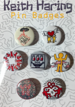 Keith Haring Pin Set of 7 - £9.83 GBP