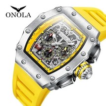 New Men&#39;s stylish Quartz wrist watch Multifunction Waterproof High Quali... - £39.89 GBP