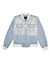 RAILS Womens Jacket Denim Stylish Zipper Spring Bomber Skinny Blue Size XS - £48.87 GBP