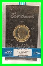 Unique Halo Toning 1974-S $1 Eisenhower Dollar Proof Mint Sealed NGC PF69 Cameo - £136.32 GBP