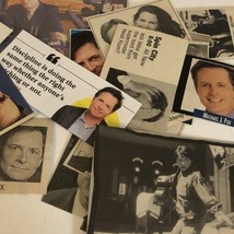 Michael J Fox Vintage &amp; Modern Clippings Lot Of 20 Small Images And Ads - £3.94 GBP
