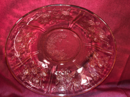 Pink Sharon Fruit Bowl Depression Glass Mint 10.25  Inch  - £19.92 GBP