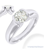 Round Cut Forever ONE D-E-F Moissanite 14k White Gold Solitaire Engageme... - $27,809.58 MXN+