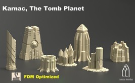 3D Printed Terrain Karnac, The Tomb Planet - £63.53 GBP