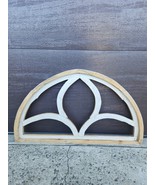 30&quot; Half Moon Wooden Window Arch Frame Wall Decor Distress, CHOOSE Style - $60.23 CAD
