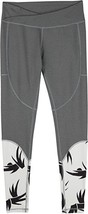 Burton Femmes Plasma Leggings Blanco Moderne Floral Serré Pantalon, Gris... - $39.58