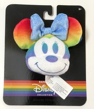 Disney Rainbow Pride Collection Plush Minnie Mouse Keychain - £7.95 GBP