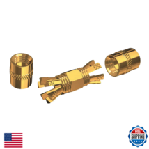 Shakespeare PL-258-CP-G Marine Center Pin Splice Connector Gold - $44.08