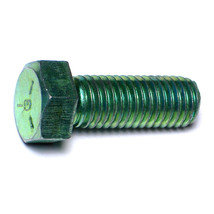 9/16&quot;-12 x 1-1/2&quot; Green Rinsed Zinc Grade 5 Hex Cap Screws (70 pcs.) - £39.44 GBP