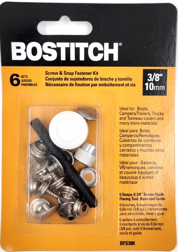 Bostitch 14-Pack 0.3750-in Metal Grommet with Tools repair Tarps Pool covers - $8.00