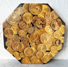 American Gold Coin Octagonal Springbok Premier Puzzle 500 Piece Gold Foi... - £22.47 GBP