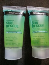 2 Neutrogena Sun Rescue After Sun Relief Gel 3 oz (K9) - £10.28 GBP