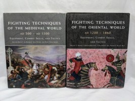 Lot Of (2) Fighting Techniques Of The Medevial And Oriental World Books  - £29.42 GBP