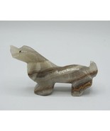Onyx Stone Carved Dog Figurine - £19.43 GBP