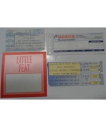 Little Feat Collection Mint Backstage Pass + 3 Ticket Stubs With Thorogo... - $24.77