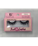 IZZI 3D LASHES LIGHT &amp; SOFT AS A FEATHER LUXURY 3D LASHES #725 M HUMAN R... - $2.59