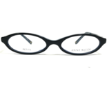 Anne Klein Eyeglasses Frames AK8062 167 Black Blue Round Oval Full Rim 4... - $51.21