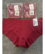 Calvin Klein Women Invisible Hipster Underwear D3429 Brick Red Size X-La... - €25,36 EUR