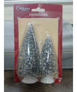 Cobblestone Corners Christmas Miniature Collection, Snow Covered Pine Tr... - $15.97 CAD