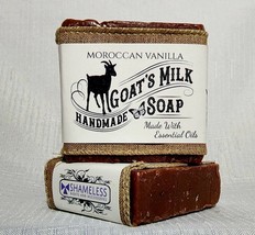 Organic Moroccan Vanilla Goats Milk Soap(Cruelty-Free) 4.5oz - £8.29 GBP
