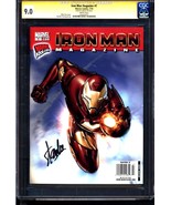 Iron Man Magazine #1 (2010) CGC 9.0 -- White pages; Signed (SS) by Stan Lee - $443.76