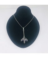 Dragon Talon Claw AMETHYST Gem Necklace Chain  Pewter Pendant Goth Occult - £15.21 GBP