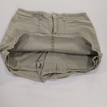 Gloria Vanderbilt RN#89828 Women's Beige/Khaki Cotton Blend Denim Skort Size 12 image 15