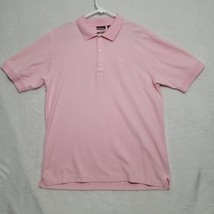 Reebok RBK Golf Shirt Mens XL Pink Play Dry Polo Solid Short Sleeve - £13.59 GBP