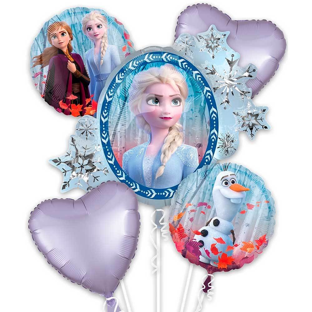 Frozen Deluxe Balloon Bouquet - 5pc Mylar Kit - $20.99