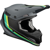 New Thor MX Sector Runner MIPS Gray Teal Helmet Motocross Dirt Bike ATV ... - £102.98 GBP+