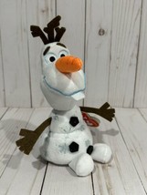 Disney Frozen II Olaf Snowman TY Beanie 12&quot; stuffed animal Plush Figure NEW - $24.69