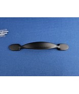 3 in. (76 mm) Center-to-Center Black Half-Round Foot Cabinet/Drawer Pull - $4.73 CAD