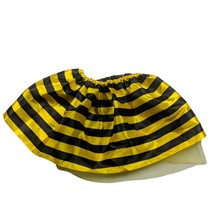 Bumblebee Halloween Costume Skirt Girls Black Yellow Elastic Waist - £13.98 GBP