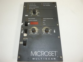 Microset Multiscan 102168F Temperature Control Panel+ ART#111199F Untested AS-IS - £24.13 GBP