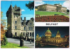 Postcard Belfast Castle Parliament Building City Hall Belfast Ireland - £3.10 GBP