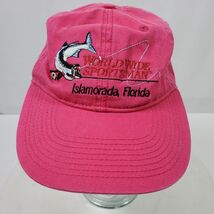 Vintage World Wide Sportsman Florida Distressed Hat Cap w/ Embroidery On... - $27.28 CAD