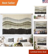 Art Deco Macrame Wall Art - Handcrafted Tie-Dye Hanging 57x35&quot; for Indoo... - $1,669.81 MXN