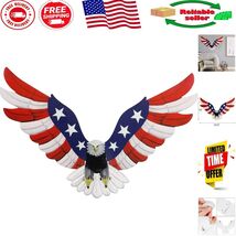 Large American Flag Bald Eagle Hanging Sculpture - Stylish Indoor/Outdoo... - $775.27 MXN