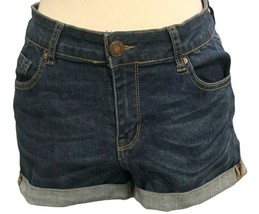 Blue Savvy Denim Jeans Mini Shorts Junior’s Size 7/28 Stretch - £10.75 GBP