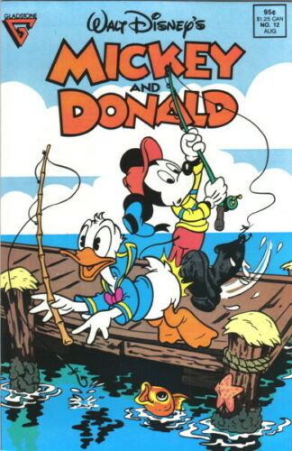 Walt Disney's Mickey and Donald Comic Book #12 Gladstone 1989 VERY FINE+ - $2.50