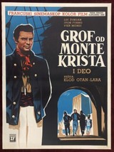 Vintage Poster Count Monte Cristo I 1961 Claude Autant-Lara Louis Jourdan - £77.14 GBP