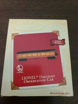 2003 Lionel Daylight Observation Car Hallmark Ornament New - £4.45 GBP