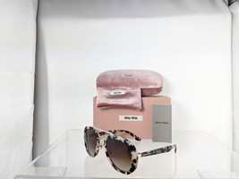 Brand New Authentic MIU MIU SMU 05V 159 - 6S1 Sunglasses Tortoise SMU05V Frame - £156.58 GBP