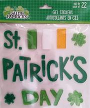 St. Patricks Day Window Gels Stickers Decorations, Select: Theme (St. ... - £5.41 GBP