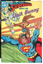 DC COMICS Superman Meets The Quick Bunny Nestles Promotional Giveaway 1987 - £5.53 GBP