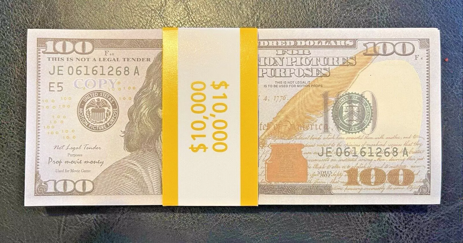 $100 Bills Prop Replica Money for Movies, Parties, Tik Tok and Instagram! - $14.95